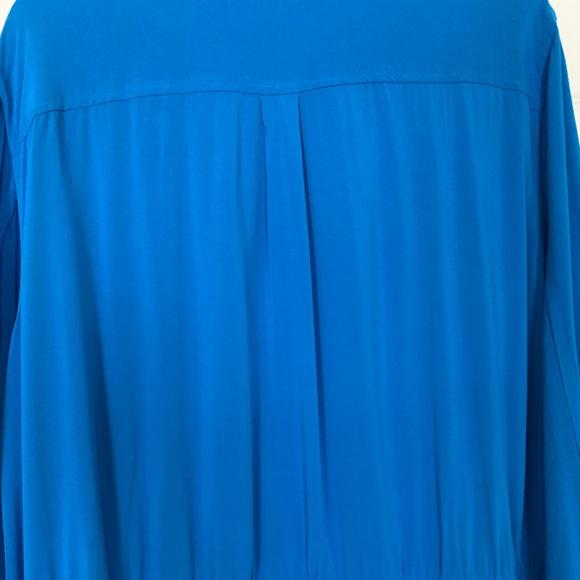 Lauren Ralph Lauren blue lightweight shirt dress Size 18W - Picture 13 of 16